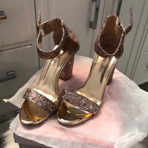 Dressy glittery heels!